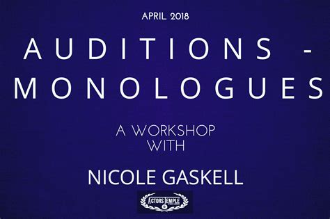 Work Your Monologue At An Audition Read This Blog To Find Out More