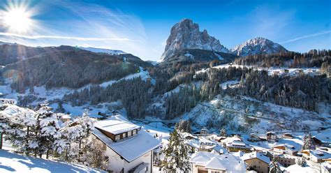 Santa Cristina In Val Gardena Dolomites Italy