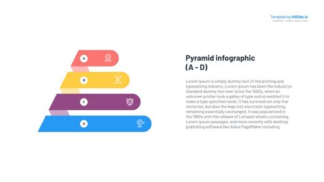 4 Level Pyramid Template Ppt Slide Free Download