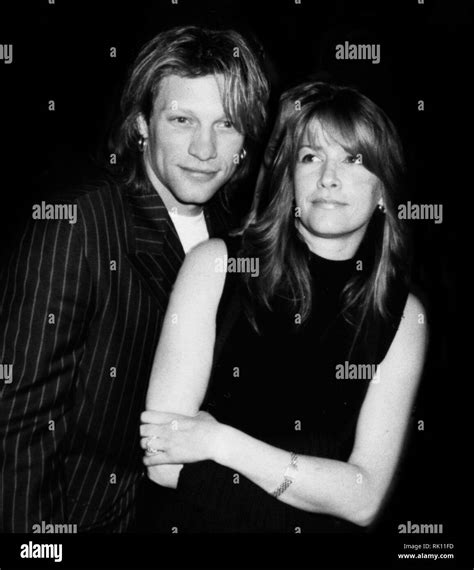 Jon Bon Jovi Y Su Esposa Dorothea 1995 Foto Por John Barrett PHOTOlink
