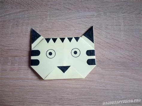 Тигр Поделки из бумаги Животные для детей от 7 лет Handcraftguide
