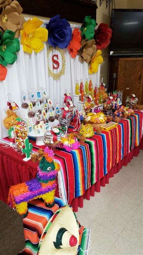 Fiesta Mexican Quinceañera Party Ideas Photo 1 Of 15 Mexican Party Theme Mexican Theme