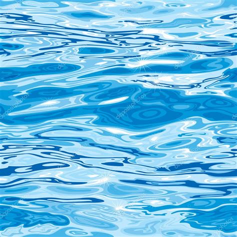 Seamless Water Surface Pattern ⬇ Vector Image By © Jullands Vector