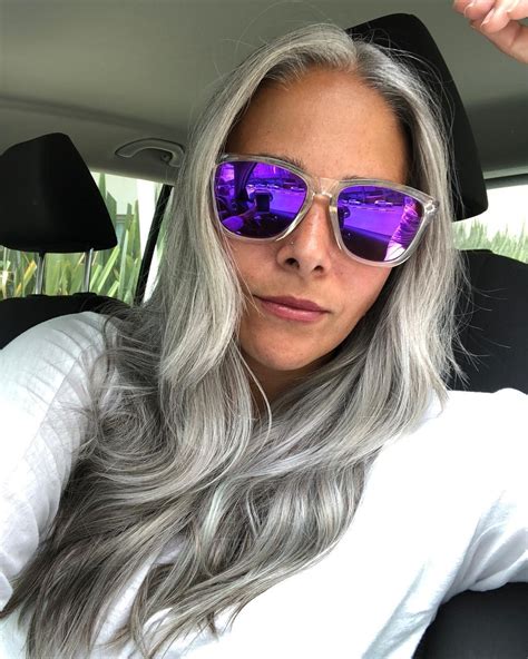 Image May Contain 1 Person Sunglasses And Closeup Gray Hair Growing
