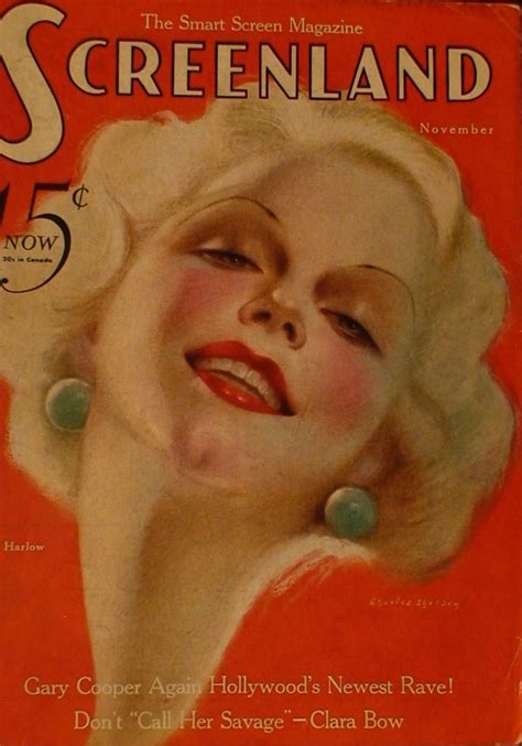 Jean Harlow Movie Magazines 1930s Collectors Weekly