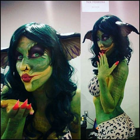 Meg As Greta Gremlins Costume Leprechaun Costume Halloween Costumes Makeup