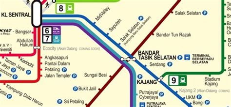 Eco city ktm station + abdullah hukum lrt station (as interchange station) (basically just under same building so justify to be interchange station). UKM to Mid Valley KTM Komuter Train Schedule (Jadual) Price