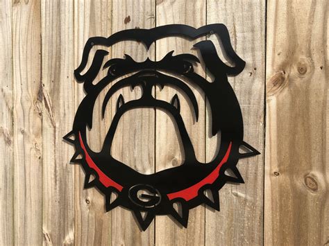 Georgia Bulldogs Sign Shop For Metal Signs Liberty Metal And Design