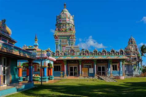 Richly Coloured And Decorated Hindu Temple Stock Photo Image Of