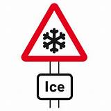 Ice Warning Signs Images