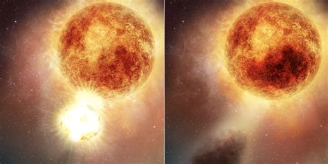 Supergiant Star Betelgeuse Blew Its Top In A Violent Explosion