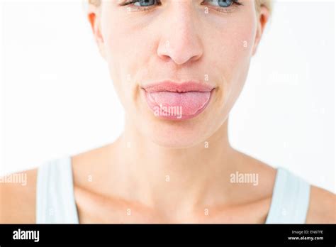 Lengua Limpia Mujer Fotos E Imágenes De Stock Alamy