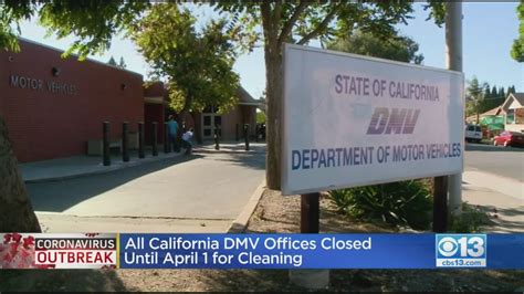 All California Dmv Offices Closed Until April 1 For Cleaning Youtube