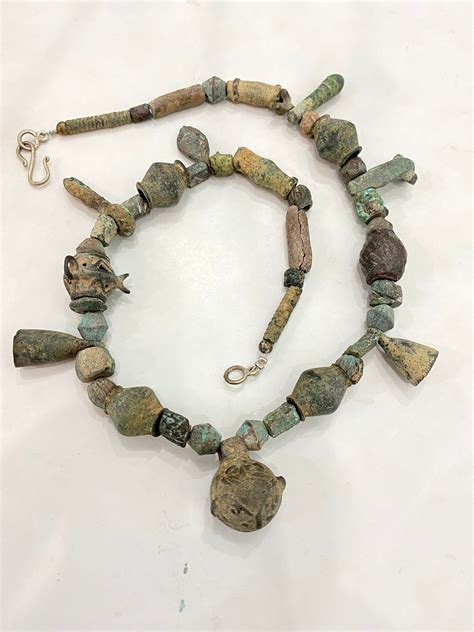 Old Antique Ancient Bronze Beads From Bronze Age From South Etsy