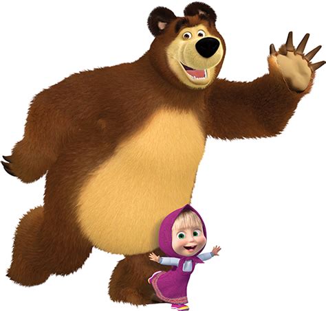 Bear Holding Masha Imagenes De Masha Y El Oso Png Free Transparent