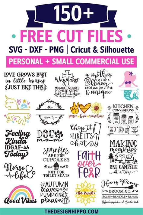 150 Free Svg Files For Cricut And Silhouette Crafts Commercial Use