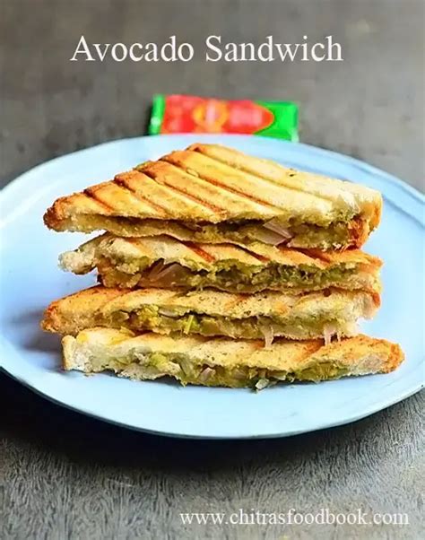 Avocado Sandwich Avocado Toast Indian Vegetarian Chitras Food Book