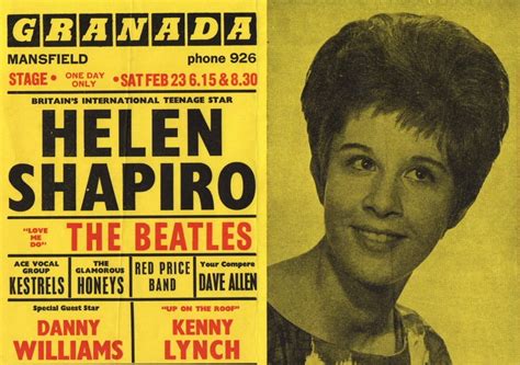 The Helen Shapiro Tour The Daily Beatle