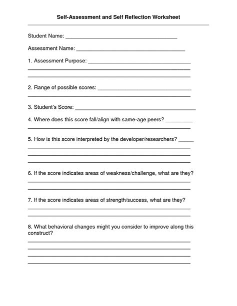 17 Best Images Of Reading Reflection Worksheet 7th Grade