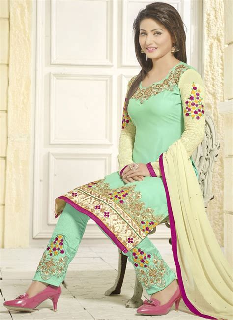 Hina Khan Pant Style Party Wear Suit