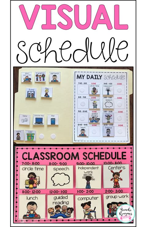 Visual Schedule {Editable} | Classroom schedule, Special ...
