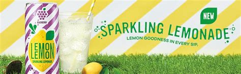 Lemon Lemon Sparkling Lemonade Blackberry 12 Ounce Pack