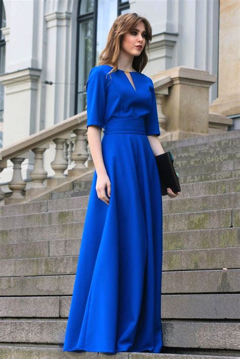 Bonitos Y Elegantes Vestidos Azul Royal Para Tu Graduación