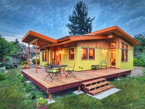 Our #3 rated tiny house floor plan: Modern Style House Plan - 2 Beds 1 Baths 800 Sq/Ft Plan #890-1