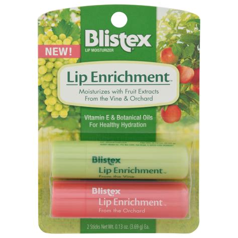 Save On Blistex Lip Enrichment From The Vine And Orchard 2 Ct Order
