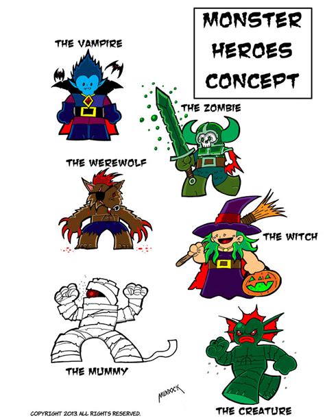 Monster Heroes Concept By Epicspiderboss On Deviantart