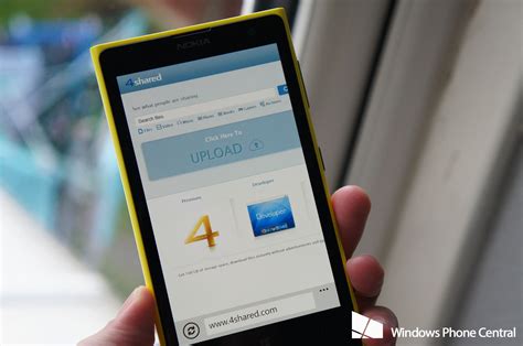 File Sharing Service 4shared Is Now Available On Windows Phone