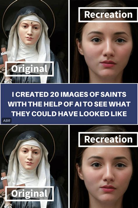 I Created 20 Images Of Saints With The Help Of Ai To See What They