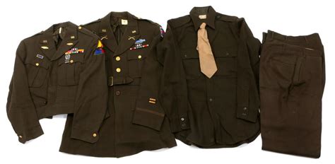 Sold Price Wwii Us Army Officer Dress Uniform Lot Of 2 January 4