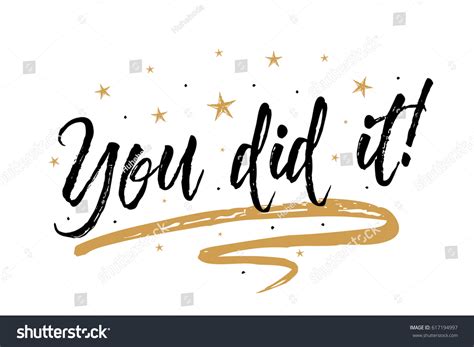 I explained myself, why i did things i did. You Did Card Banner Beautiful Greeting Stock Vector ...