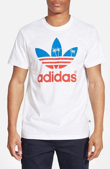 Palm Tree Trefoil Graphic T Shirt Nordstrom Adidas Men T Shirt Adidas