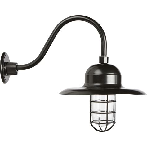 14in vintage idustrial barn wall lamp sconce outdoor light. NPower Barn Light with Wall/Ceiling Sconce — 13in. Dia ...