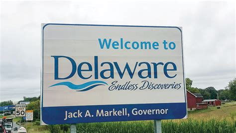 Delaware Gets New Sign New Slogan