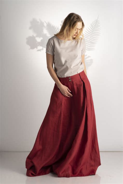 Linen Maxi Skirt ALLSEAMS