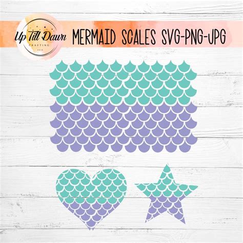 Mermaid Scales SVG Mermaid SVG Mermaid Scale Heart SVG Mermaid Svg