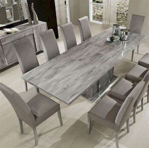 It includes one table and four chairs, all made from solid and engineered wood in a gray distressed finish. Sumptuous Suggestions For Customizing Your Eating Room Desk | Grey dining tables, Grey dining ...