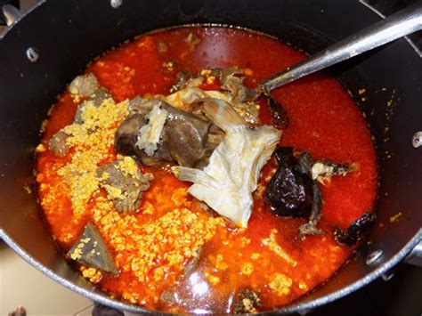 Wash the meat and fish, throw them in a pot levelled with water, chop while the egusi soup is cooking, you can also make the swallow (fufu, eba etc) alongside. Egusi Soup Recipe | How To Make Nigerian Soups