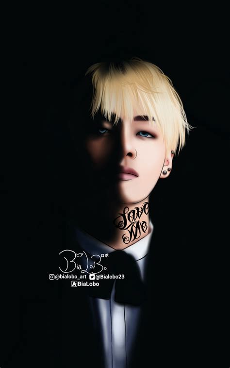 Taehyung (Tattoo) BTS Fanart byBiaLobo by BiaLobo on DeviantArt