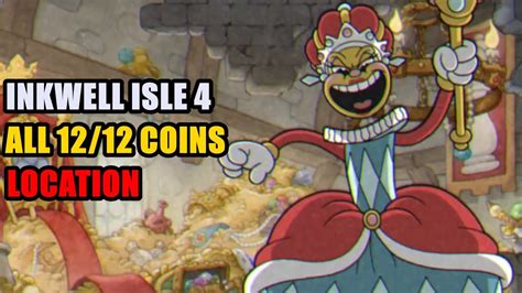 Inkwell Isle 4 All Coins Cuphead Youtube