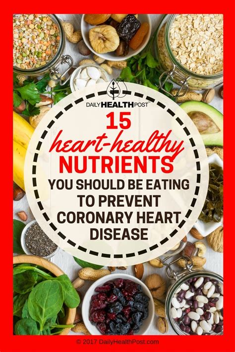 Barley can be one of the best foods for your heart: 15 Nutrients That Help Prevent Coronary Heart Disease