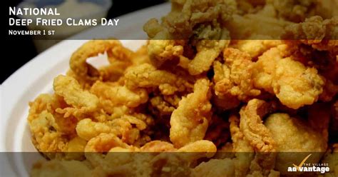 National Deep Fried Clams Day In The Villages Fl The Village Advantage