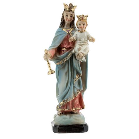 María Auxiliadora Niño Estatua Resina 12 Cm Venta Online En Holyart