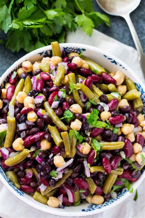 Clean 4 Bean Salad Skinny Southern Recipes