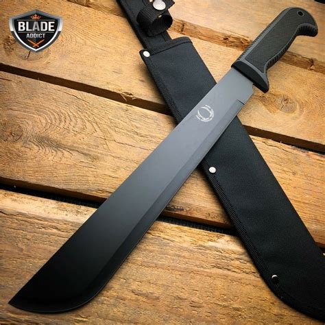 18 Camping Survival Outdoor Machete Fixed Blade Knife