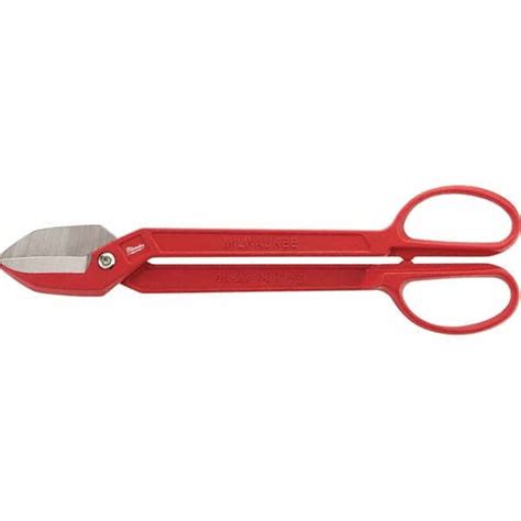 Milwaukee Tool Tinners Snips 16 Oal 4 Loc Steel Blades