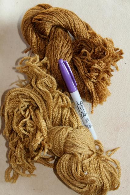 Vintage Wool Yarn Tapestry Needlepoint Or Crewel Embroidery Thread Hanks